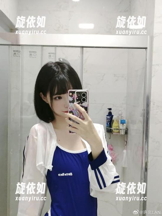 许岚LAN清新气质：粉色长裙高清原图集锦，尽显柔美风情.txt